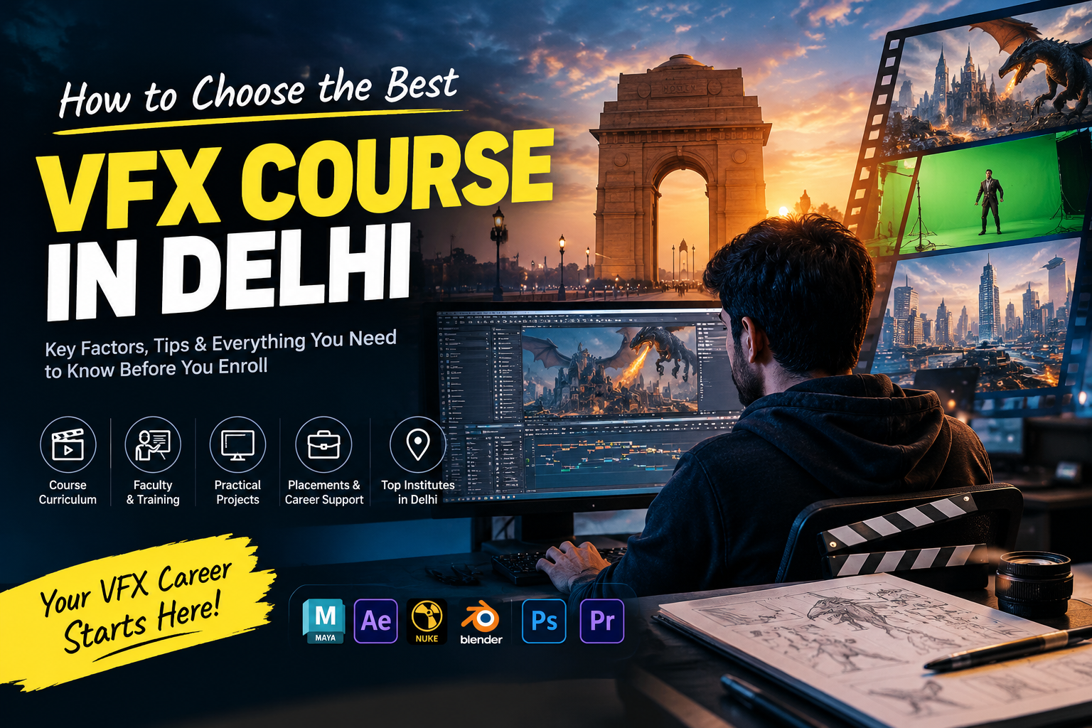 You are currently viewing How to Choose the Best VFX Course in Delhi
